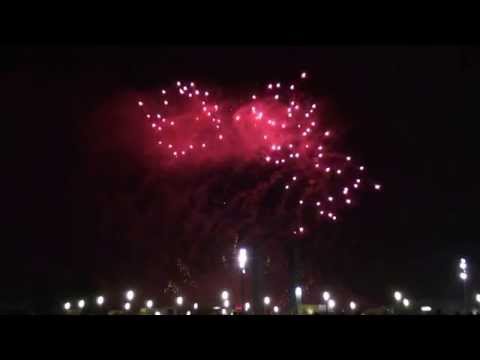 Pyronale 2014 China Panda Fireworks Maifeld Olympiastadion Berlin Germany