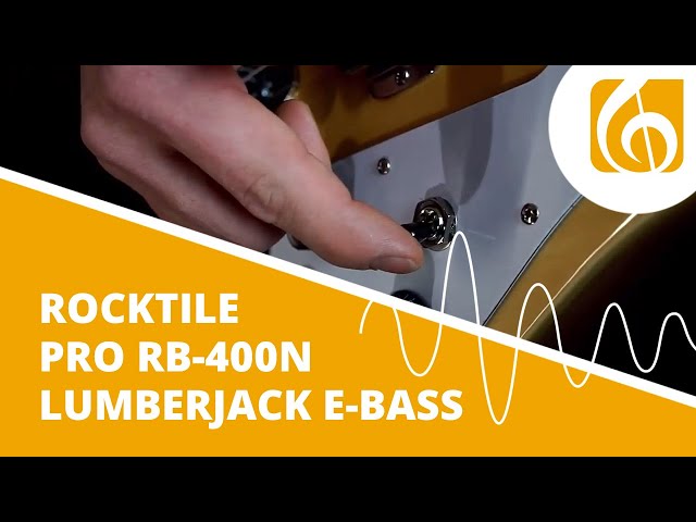 Vídeo relacionado con Rocktile Pro RB-400N Lumberjack Bajo Eléctrico natural, Cuerpo: tilo