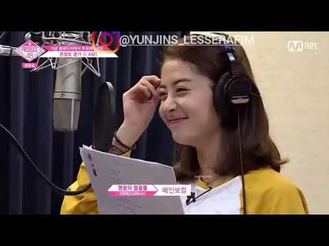 Lesserafim's Yunjin gorgeous voice in produce 48!! (predebut Yunjin)