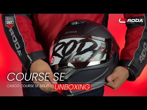 CASCO RODA COURSE SE NEGRO MATE CERRADO MICA ESPEJO SVS