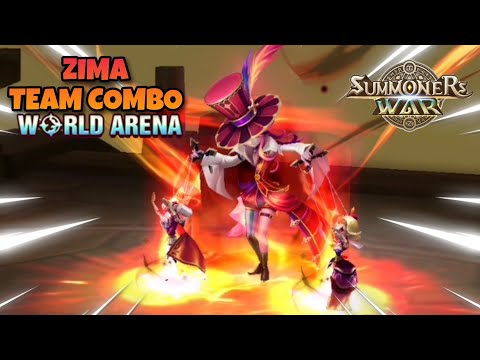 Zima Team Combo in World Arena Ep. 2 - Summoners War