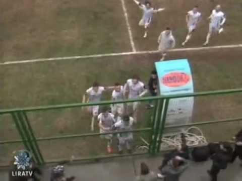 Gol Francesco Montervino in Aversa Normanna - Salernitana 0 - 1 del 20/01/2013