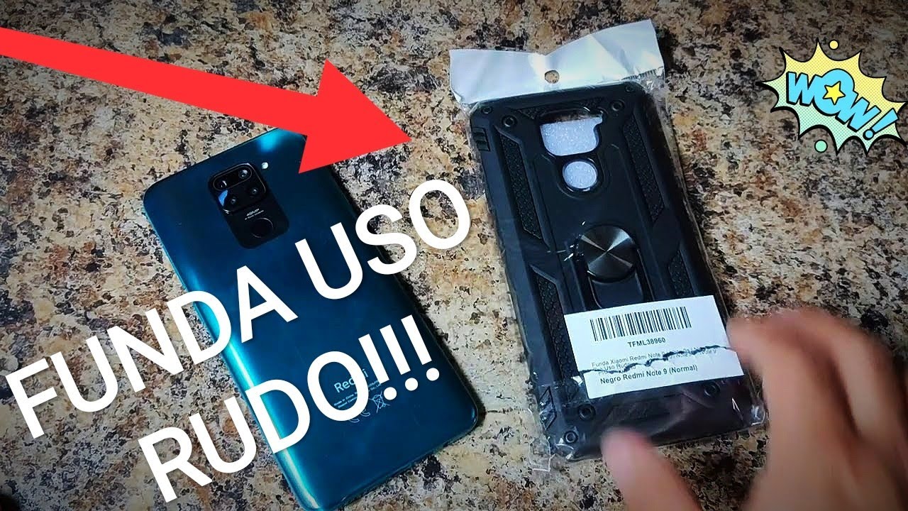 Funda USO RUDO REDMI NOTE 9!!! 😱💪