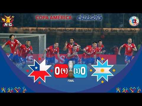 Chile (0) 4 Vs 1 (0) Argentina / Final Copa América 2015 / Partidos en memoria #8
