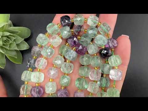 Флюорит 8-9мм кубик гранований