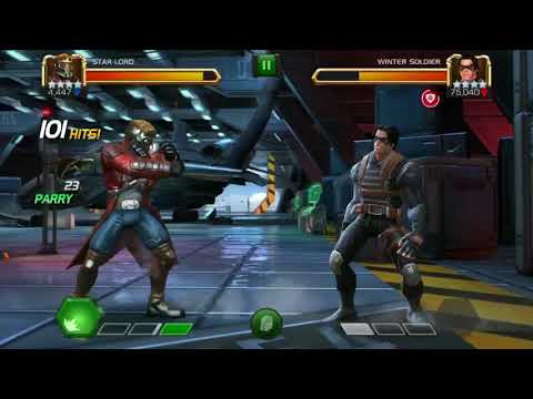 Star Lord vs Winter Soldier- Marvel Contest of Champions- Realm of Legends