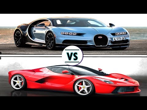 Bugatti Chiron vs Ferrari Laferrari | Comparison 2018