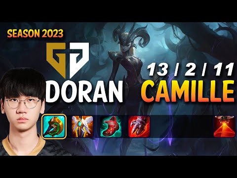 GEN Doran CAMILLE vs GRAGAS Top - Patch 13.15 KR Ranked