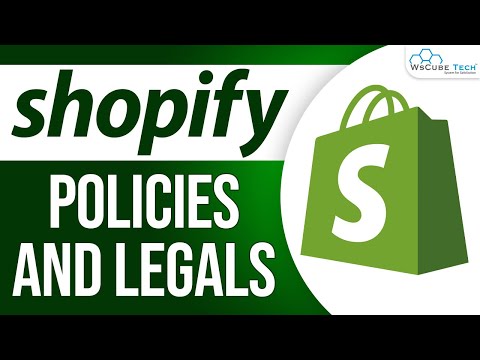 Shopify Setup How to Manage Policies and Legal Settings in Shopify | Shopify Tutorial