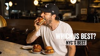 NYC Best Burger Showdown: Emily vs Emmy Squared vs Violet | Brunch Boys