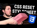 8 | CREATE A CSS RESET STYLESHEET | 2023 | Learn HTML and CSS Full Course for Beginners