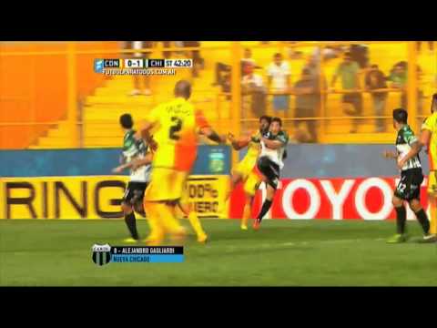 Gol de Gagliardi. Crucero 0 - Chicago 1. Fecha 21. Primera División 2015. FPT.