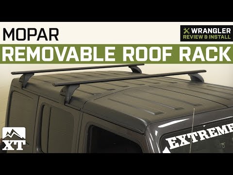 Jeep Wrangler JL Mopar Removable Roof Rack (2018) Review & Install
