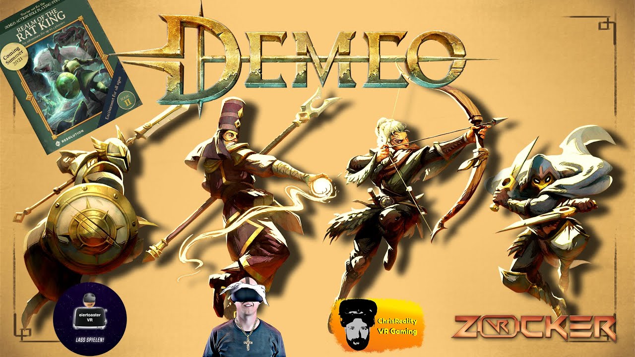 TupacVR - Demeo - Realm of the Rat King - Multiplayer Livestream - Oculus Quest 2 / Valve Index - Deutsch