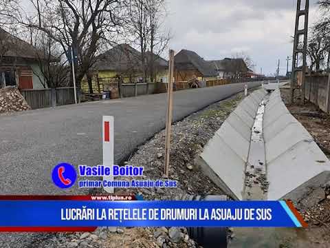 Lucrări la rețelele de drumuri la Asuaju de Sus