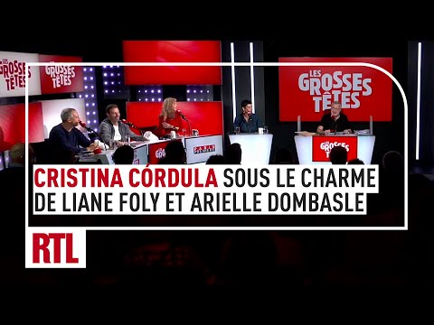 Les Grosses Têtes : Cristina Córdula sous le charme de Liane Foly et Arielle Dombasle