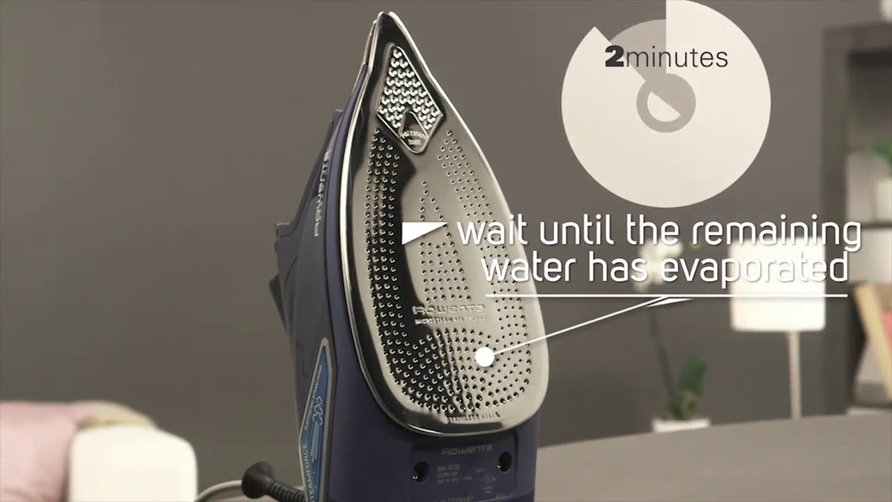 Rowenta Tip: How do I clean my steam iron