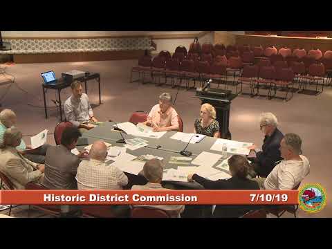 Historic District Commission 7.10.19