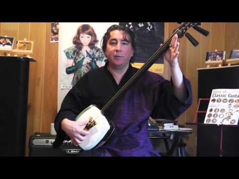 Shamisen Training video (Online lesson review & play along video)