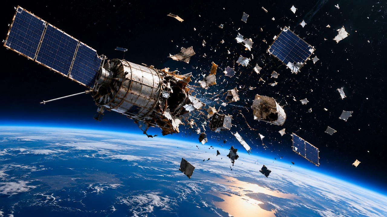 **BASURA ESPACIAL: UN SATÉLITE SOVIÉTICO SE FRAGMENTA OTRA VEZ EN ÓRBITA**