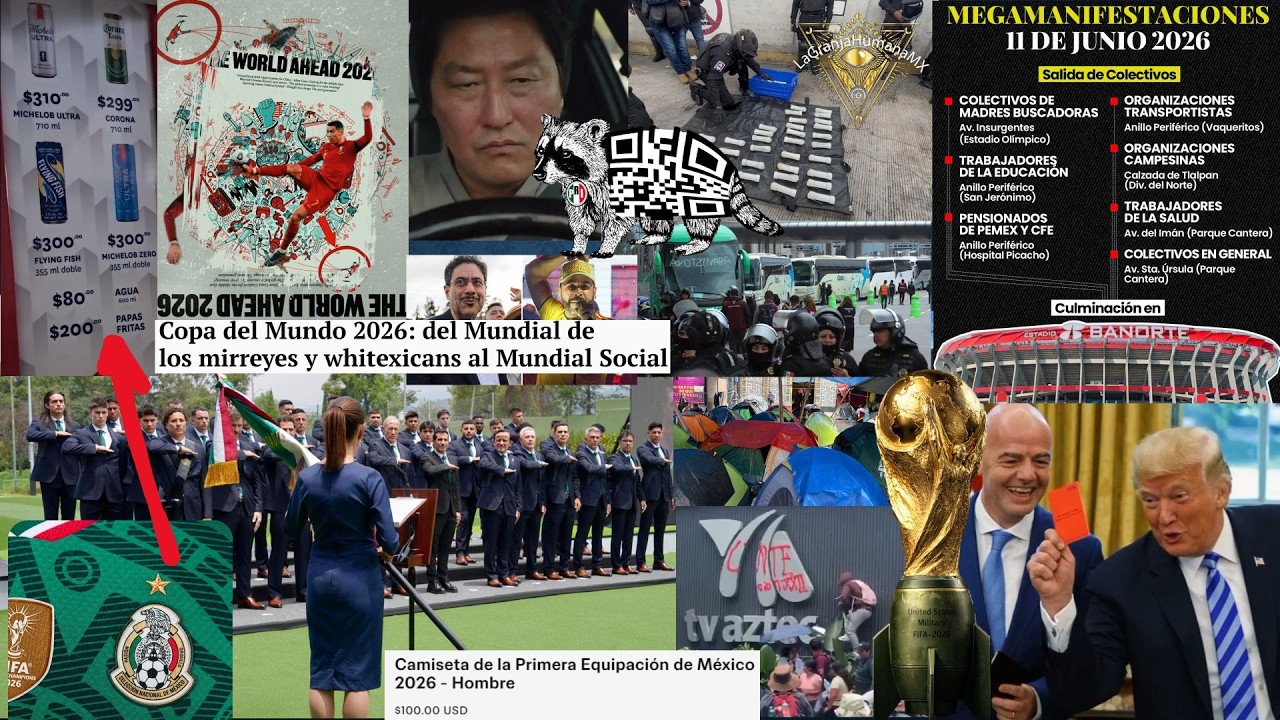 💥El Mundial que se siente mas lejos del Pueblo que nunca. A días que inicie en México, así va todo.
