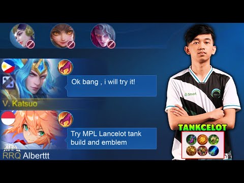 TRYING MPL TANK LANCELOT BUILD & EMBLEM ( NEW META )