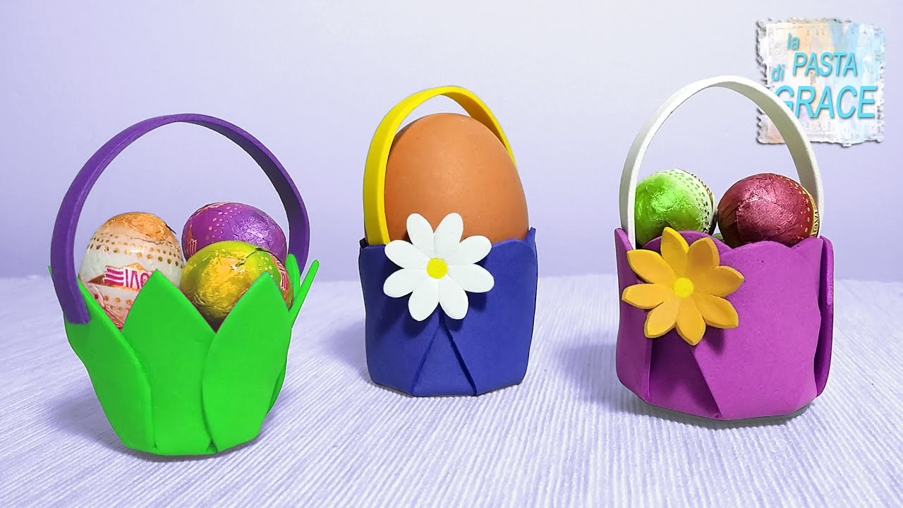 Watch Now Cestino Porta Ovetti con la Gomma Eva | Decorazione pasquale Cestino Porta Ovetti con la Gomma Eva | Decorazione pasquale