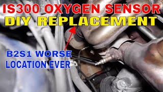 How to Replace O2 Oxygen Sensor Lexus IS300 | P0141 P0161 P0135 P0155 | Heated Oxygen Sensor Circuit