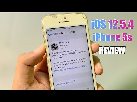 iOS 12.5.4 on iPhone 5s REVIEW