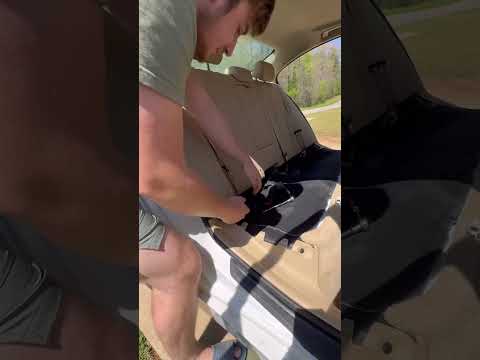 how to open the trunk when it is broken BMW f 30/31/80