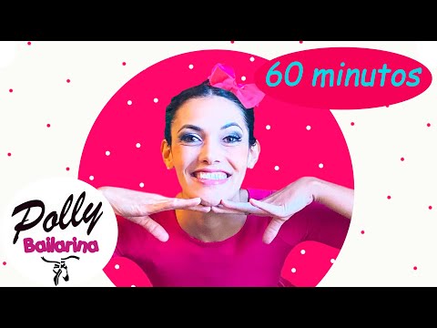 COMPILAÇÃO | 60 MINUTOS com a Polly Bailarina | Aula de ballet Infantil