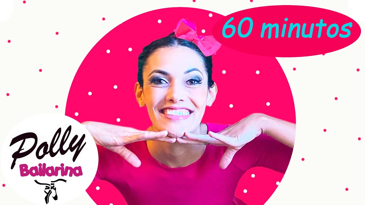 COMPILAÇÃO | 60 MINUTOS com a Polly Bailarina | Aula de ballet Infantil