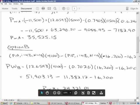 CVE 267 - Class 14 (Present Worth Analysis 2: Different Useful Lives) 1 Mar 2016