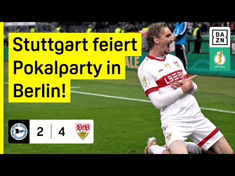 Arminia Bielefeld - VfB Stuttgart | DFB-Pokal | DAZN Highlights