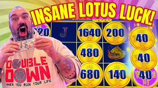 CAN I GET LUCKY AND TRIPLE MY BANKROLL ON LUCKY TRIO LOTUS??