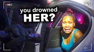 Evil Mom Realizes Cops Found Her Abandoned Child