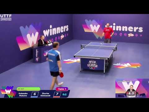 WINners CUP table 1 07.11  Gubenko Maksim - Zhurba Aleksandr  19:30