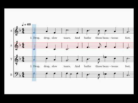 Drop, Drop, Slow Tears, alto, Orlando Gibbons