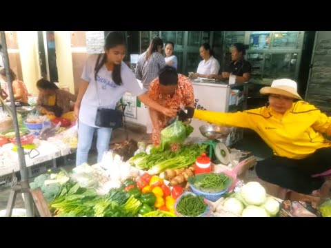 Phnom Penh Street Food - Phsar Deum Thkouv - Amazing Asian Fresh Food Compilation