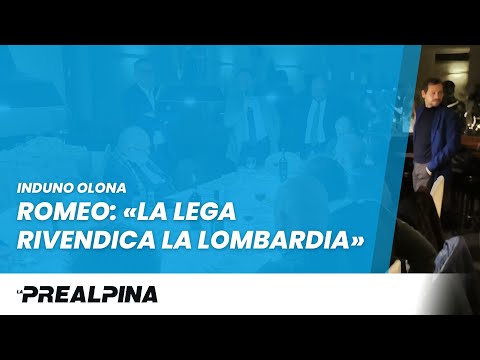 Induno Olona. Massimiliano Romeo: «La Lega rivendica la Lombardia»