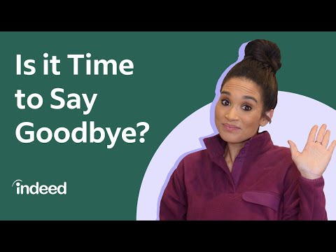YouTube video about Why Saying Goodbye to Your Job Is an Important Decision
