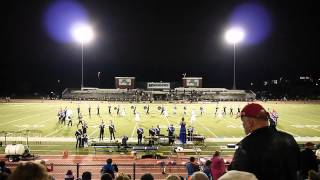 WLHS Marching Band Football game Performance 2013, Blue