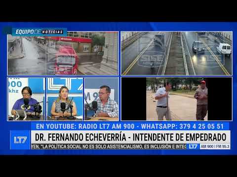 Intendente de Empedrado arrancó su gestión barriendo: charlamos con el Dr. Fernando Echeverria