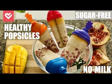 HEALTHY POPSICLES RECIPE | VEGAN | NO SUGAR | KULFI (ICE-CREAM) | बिना चीनी स्वादिष्ट कुल्फी