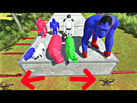 Choose The Units Hippo Rhino Tiger Wild Boar Giraffe Shatterilla Goro The Giant - ARBS