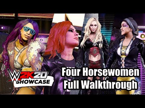 WWE 2K20 2K Showcase The Four Horsewomen Gameplay Walkthrough Part 1 Full Game - No Commentary