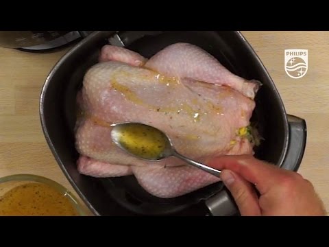Philips Chef -  Honey and Lemon Chicken stuffed with Zucchini made with the Airfryer