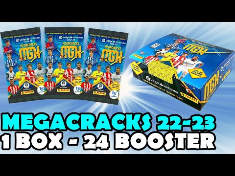 ⚽😍 Panini Megacracks MGK LaLiga 2022-23 - Display Opening - 24 Booster Packs