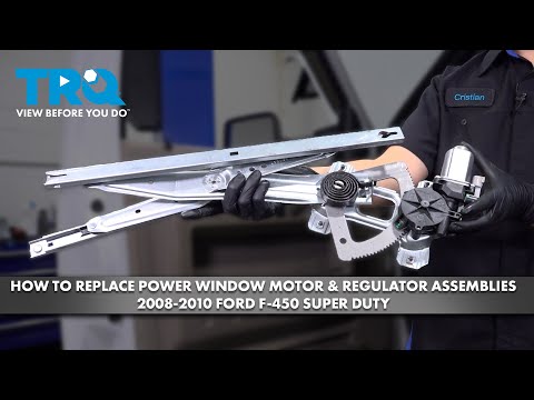 How to Replace Power Window Motor & Regulator Assemblies 2008-2010 Ford F-450 Super Duty