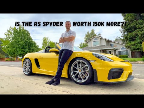 The Battle of Brothers: Porsche 718 Spyder vs. 718 Spyder RS! Is the RS Worth it?!